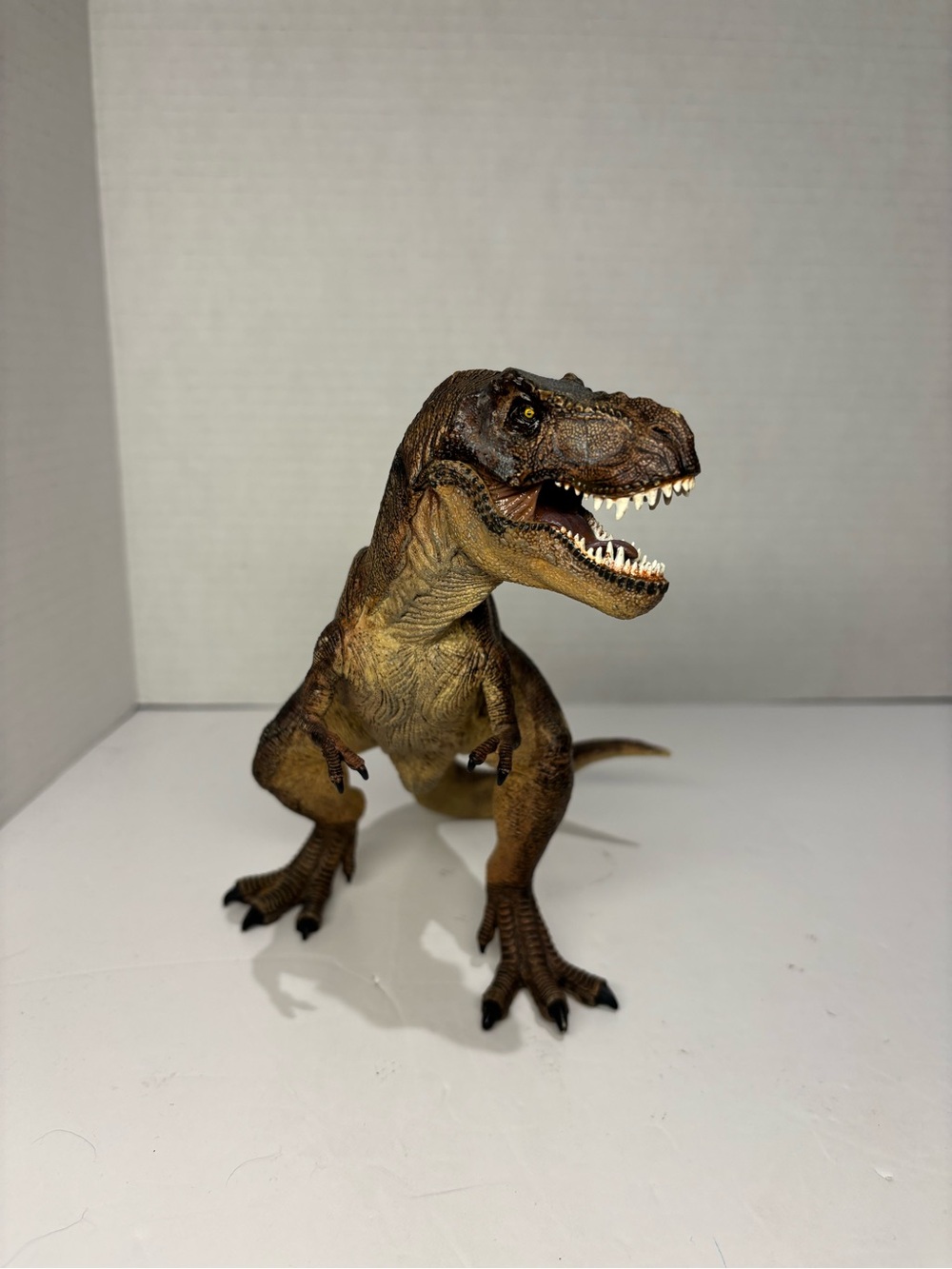 Papo Vintage 2005 T-Rex Dinosaur Tyrannosaurus Rex Moving Jaw Figure 7”